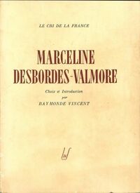  Achetez le livre d'occasion Marceline desbordes-valmore de Raymonde Vincent sur Livrenpoche.com 