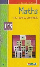  Achetez le livre d'occasion Maths : Première S : Les repères essentiels sur Livrenpoche.com 