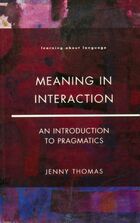  Achetez le livre d'occasion Meaning in interaction. An introduction to pragmatics sur Livrenpoche.com 