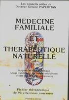  Achetez le livre d'occasion Médecine familiale et thérapeutique naturelle sur Livrenpoche.com 