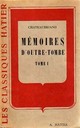  Achetez le livre d'occasion Mémoires d'Outre-Tombe Tome I de François René Chateaubriand sur Livrenpoche.com 