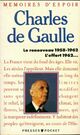  Achetez le livre d'occasion Mémoires d'espoir : Le renouveau 1958-1962 / L'effort (1962 -... ) de Général Charles De Gaulle sur Livrenpoche.com 