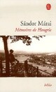  Achetez le livre d'occasion Mémoires de Hongrie de Sándor Marai sur Livrenpoche.com 