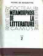  Achetez le livre d'occasion Métamorphose de la littérature Tome II : De Proust à Sartre sur Livrenpoche.com 