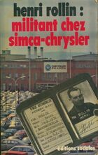  Achetez le livre d'occasion Militant chez Simca-Chrysler sur Livrenpoche.com 