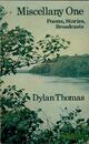  Achetez le livre d'occasion Miscellany one de Dylan Thomas sur Livrenpoche.com 