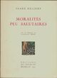  Achetez le livre d'occasion Moralités peu salutaires de Franz Hellens sur Livrenpoche.com 