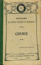  Achetez le livre d'occasion Notions de sciences physiques et naturelles : Chimie sur Livrenpoche.com 