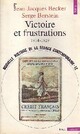 Achetez le livre d'occasion Nouvelle histoire de la France contemporaine Tome XII : Victoire et frustrations (1914-1929) de Serge Berstein sur Livrenpoche.com 