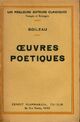  Achetez le livre d'occasion OEuvres poétiques de Nicolas Boileau sur Livrenpoche.com 