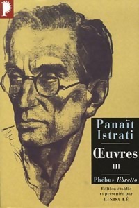  Achetez le livre d'occasion Oeuvres Tome III de Panaït Istrati sur Livrenpoche.com 
