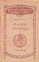  Achetez le livre d'occasion Pages choisies Tome II de François René Chateaubriand sur Livrenpoche.com 