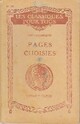  Achetez le livre d'occasion Pages choisies Tome I  de François René Chateaubriand sur Livrenpoche.com 
