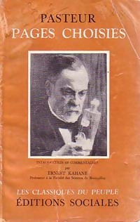  Achetez le livre d'occasion Pages choisies de Louis Pasteur sur Livrenpoche.com 