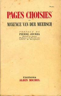  Achetez le livre d'occasion Pages choisies de Maxence Van der Meersch sur Livrenpoche.com 