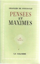  Achetez le livre d'occasion Pensées et maximes sur Livrenpoche.com 