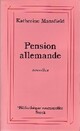  Achetez le livre d'occasion Pension allemande / Nouvelles diverses de Katherine Mansfield sur Livrenpoche.com 
