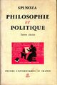  Achetez le livre d'occasion Philosophie et politique de Baruch Spinoza sur Livrenpoche.com 
