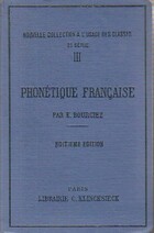  Achetez le livre d'occasion Phonétique française sur Livrenpoche.com 