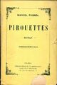  Achetez le livre d'occasion Pirouettes de Marcel Pagnol sur Livrenpoche.com 