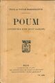  Achetez le livre d'occasion Poum (aventures d'un petit garçon) de Victor Margueritte sur Livrenpoche.com 