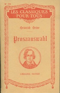  Achetez le livre d'occasion Prosaauswahl de Heinrich Heine sur Livrenpoche.com 