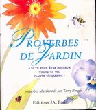  Achetez le livre d'occasion Proverbes de jardin sur Livrenpoche.com 