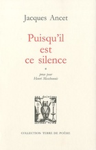  Achetez le livre d'occasion Puisqu'il est ce silence sur Livrenpoche.com 