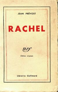  Achetez le livre d'occasion Rachel de Jean Prévost sur Livrenpoche.com 