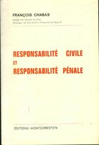 Achetez le livre d'occasion Responsabilité civile et responsabilité pénale sur Livrenpoche.com 