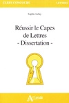 Achetez le livre d'occasion Réussir le capès et l'agrégation de lettres - Dissertation sur Livrenpoche.com 