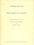  Achetez le livre d'occasion Rhétorique et langage sur Livrenpoche.com 