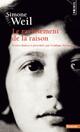 Achetez le livre d'occasion Simone Weil : Le ravissement de la raison de Simone Weil sur Livrenpoche.com 