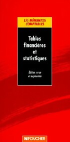  Achetez le livre d'occasion Tables financières et statistiques sur Livrenpoche.com 