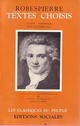  Achetez le livre d'occasion Textes choisis Tome I de Robespierre sur Livrenpoche.com 