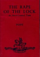  Achetez le livre d'occasion The rape of the lock sur Livrenpoche.com 