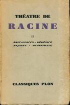  Achetez le livre d'occasion Théâtre de Racine Tome II sur Livrenpoche.com 