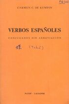  Achetez le livre d'occasion Verbos españoles sur Livrenpoche.com 
