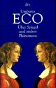  Achetez le livre d'occasion Über spiegel und andere phänomene de Umberto Eco sur Livrenpoche.com 