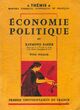  Achetez le livre d'occasion Économie politique Tome I de Barre Raymond sur Livrenpoche.com 