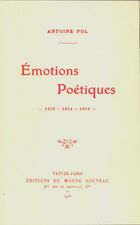  Achetez le livre d'occasion Émotions poétiques sur Livrenpoche.com 